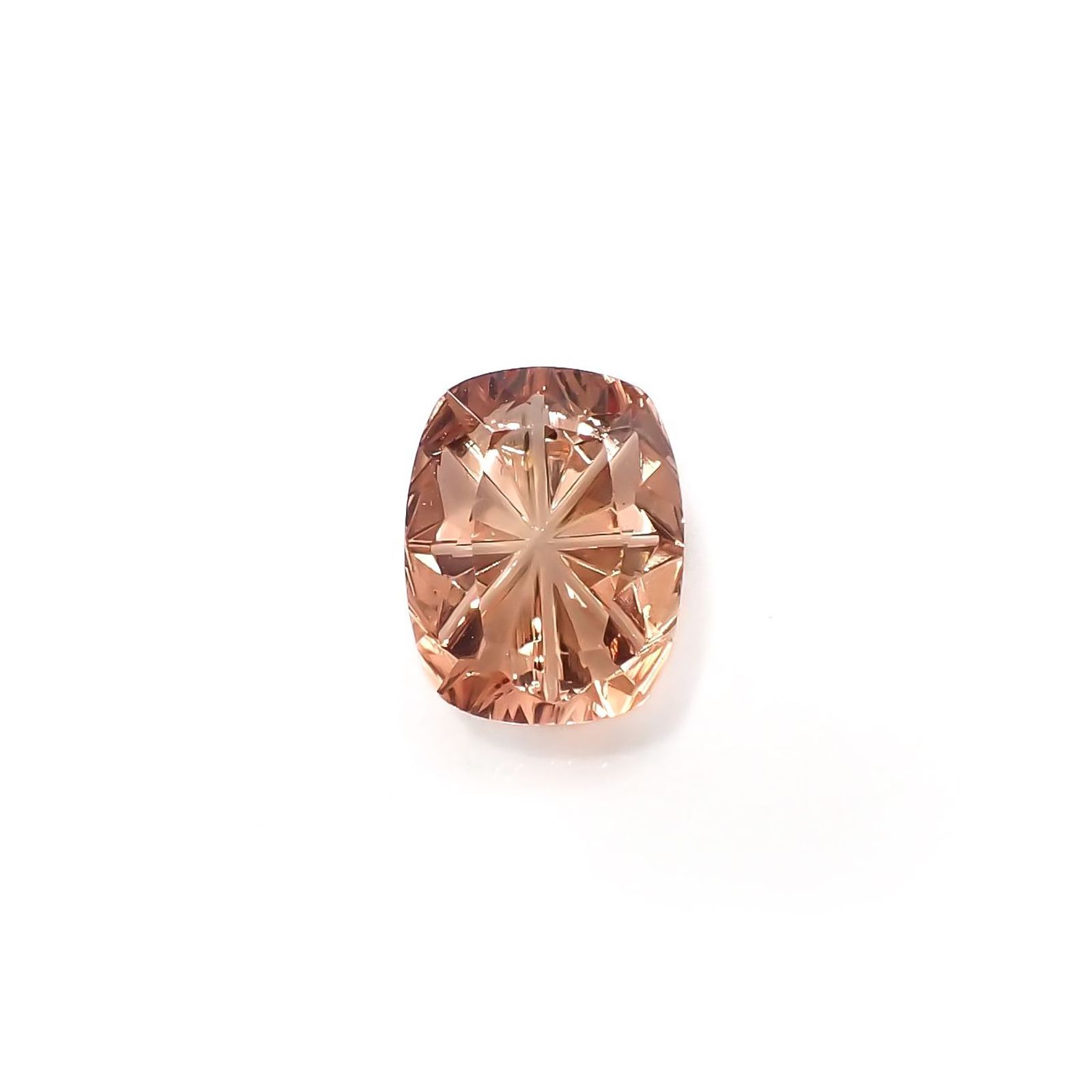 ◇甲州貴石切子Plus Three◇アンデシン カード付き(宝石名アンデシン)チベット産 識別済 1.64ct / 9x7mm前後 [220616079]