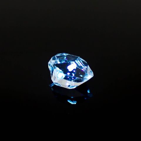 オイルインクォーツ原石 パキスタン産 1.26ct[240828669]8.5x5.6mm前後