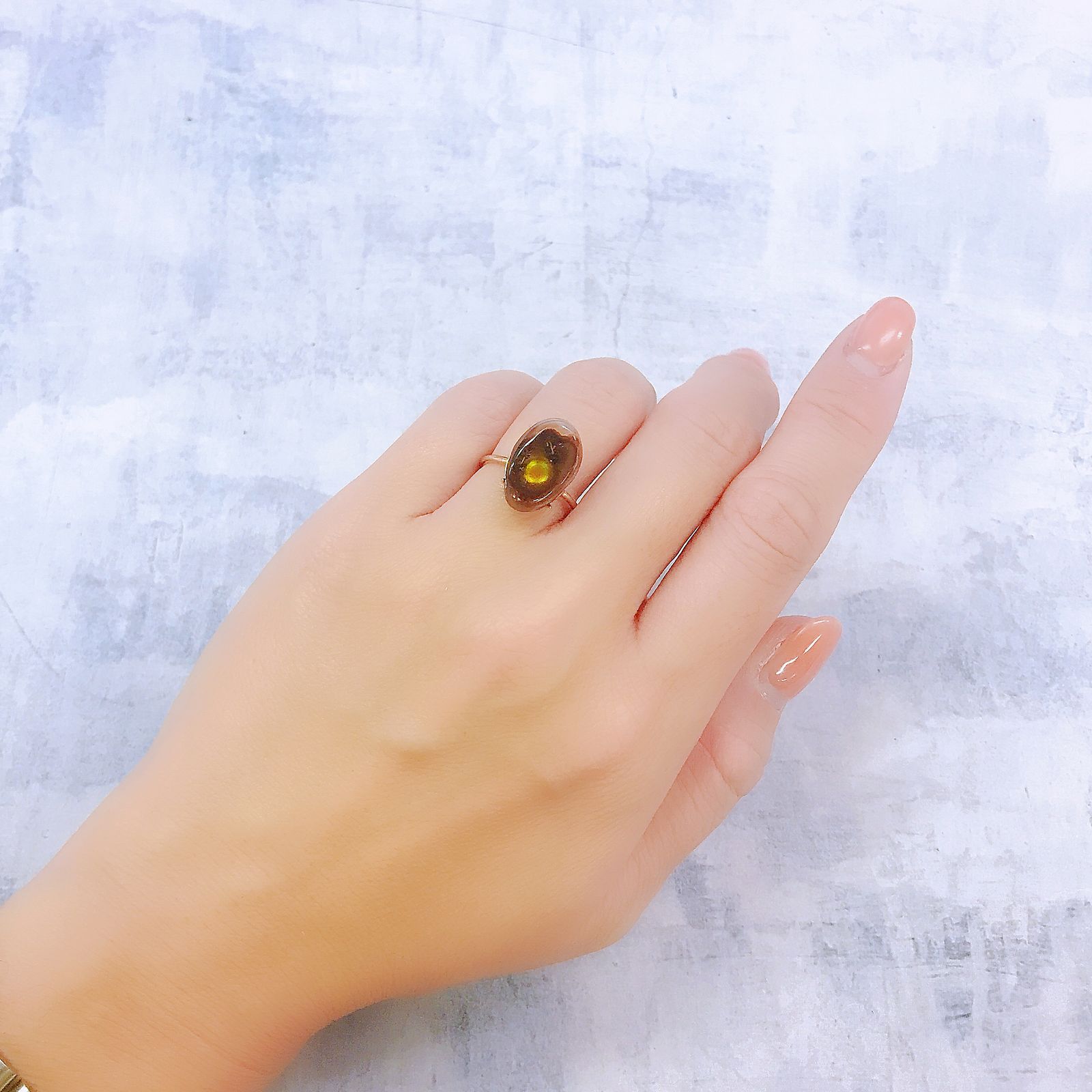 ◇フリーフォーム◇ファイヤーアゲート メキシコ産 5.83ct[220917762]15.8x10.3mm前後