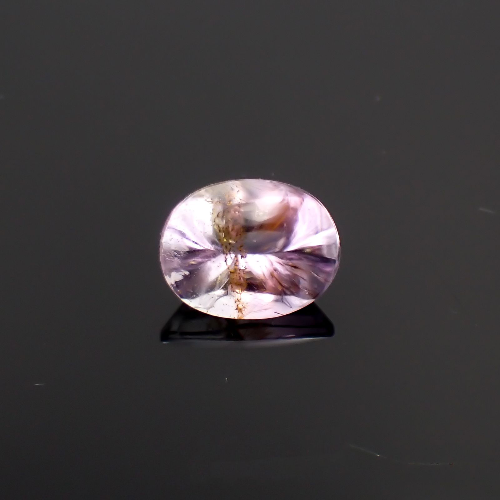 ゲーサイトインアメジスト ブラジル産 4.99ct[230119791]13.3x10.3mm前後