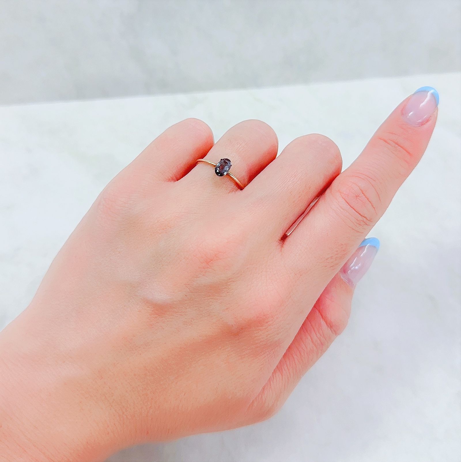 カラーチェンジガーネット アレキタイプ マダガスカル・ベキリー産 0.47ct[230522171]6.1x4mm前後