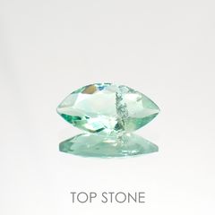 フローライト フルオレッセンス(宝石名フルオライト)イギリス・ロジャリー鉱山産 1.31ct 識別済[211113783]11.1x5.9mm前後