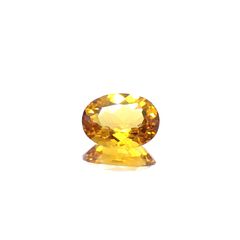 ゴールデンベリル(宝石名ゴールデン・ベリル)ブラジル産 0.99ct 識別済[250530347]8.1x6.1mm前後