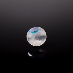 ◇リバーシブル◇パライバトルマリンインクォーツ ブラジル産 1.61ct [241129446]8.9x8.9mm前後