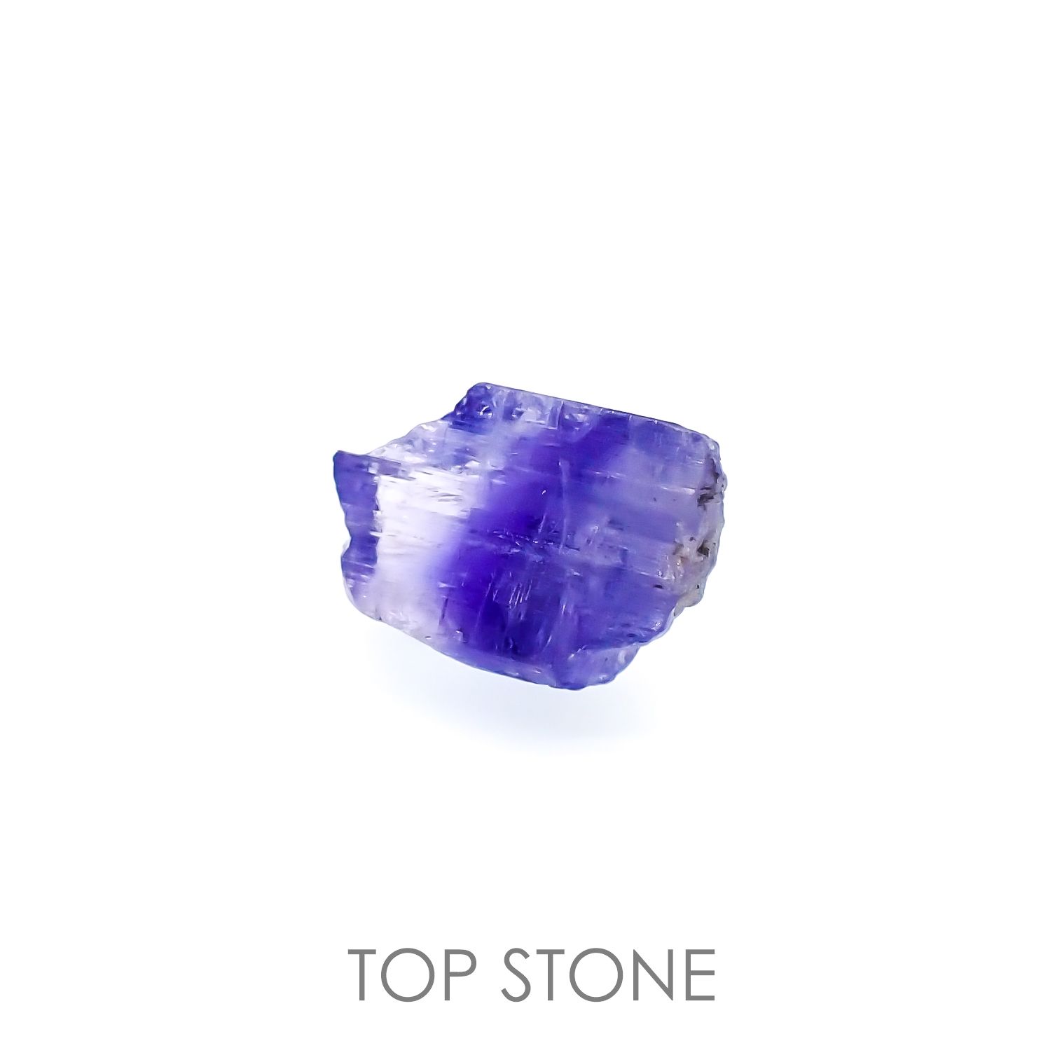 バイカラータンザナイト 原石 タンザニア産 2.50ct[220515860]10.3x6.7mm前後