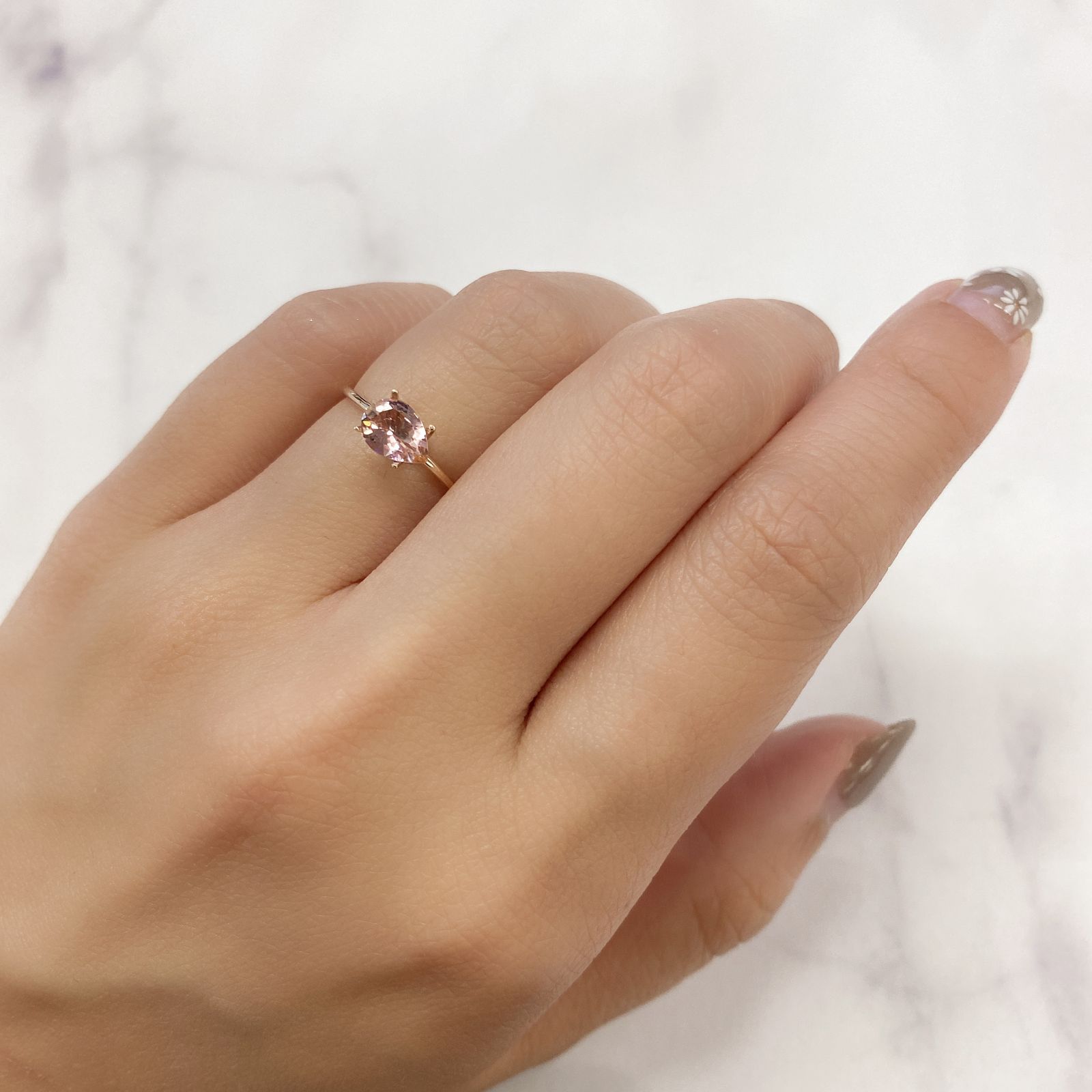 ピンクトルマリン(宝石名ピンク・トルマリン) ブラジル/アフリカ産 0.58ct 識別済[211013561]7×5.1mm前後