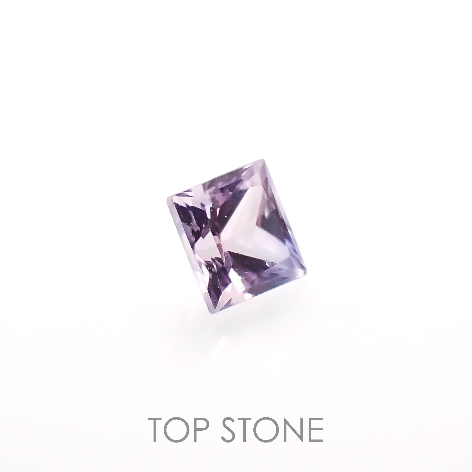 ◇プリンセスカット◇アイスラベンダーサファイア(宝石名サファイア)東アフリカ産 0.12ct 識別済[230120240]2.5x2.5mm前後