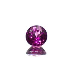 グレープガーネット(宝石名ガーネット)ブラジル産 0.67ct 識別済[250928712]5.1x5.1mm前後