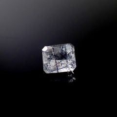 インディゴライトインクォーツ ブラジル産 2.55ct [241229599]8.7x7.4mm前後