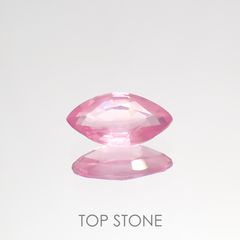 シルキーピンクスピネル(宝石名ピンク・スピネル)タンザニア産 0.95ct 識別済[220114135]8.7x4.6mm前後