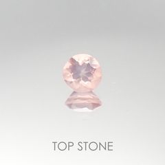 ディープローズクォーツ モザンビーク産 ルース 0.34ct[20095379]4.5×4.4mm前後