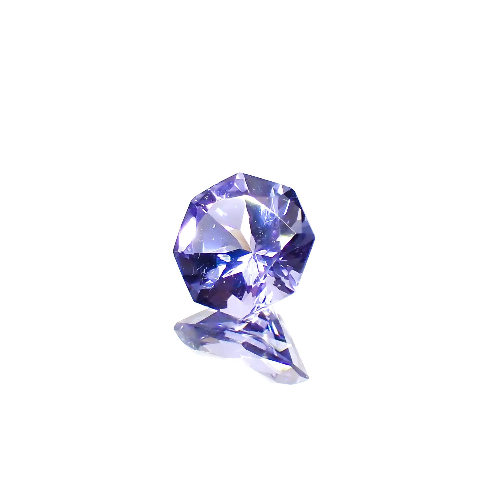 ◇オクタゴンカット◇タンザナイトSA(宝石名タンザナイト)タンザニア産 0.53ct 識別済[231124168]5x5mm前後