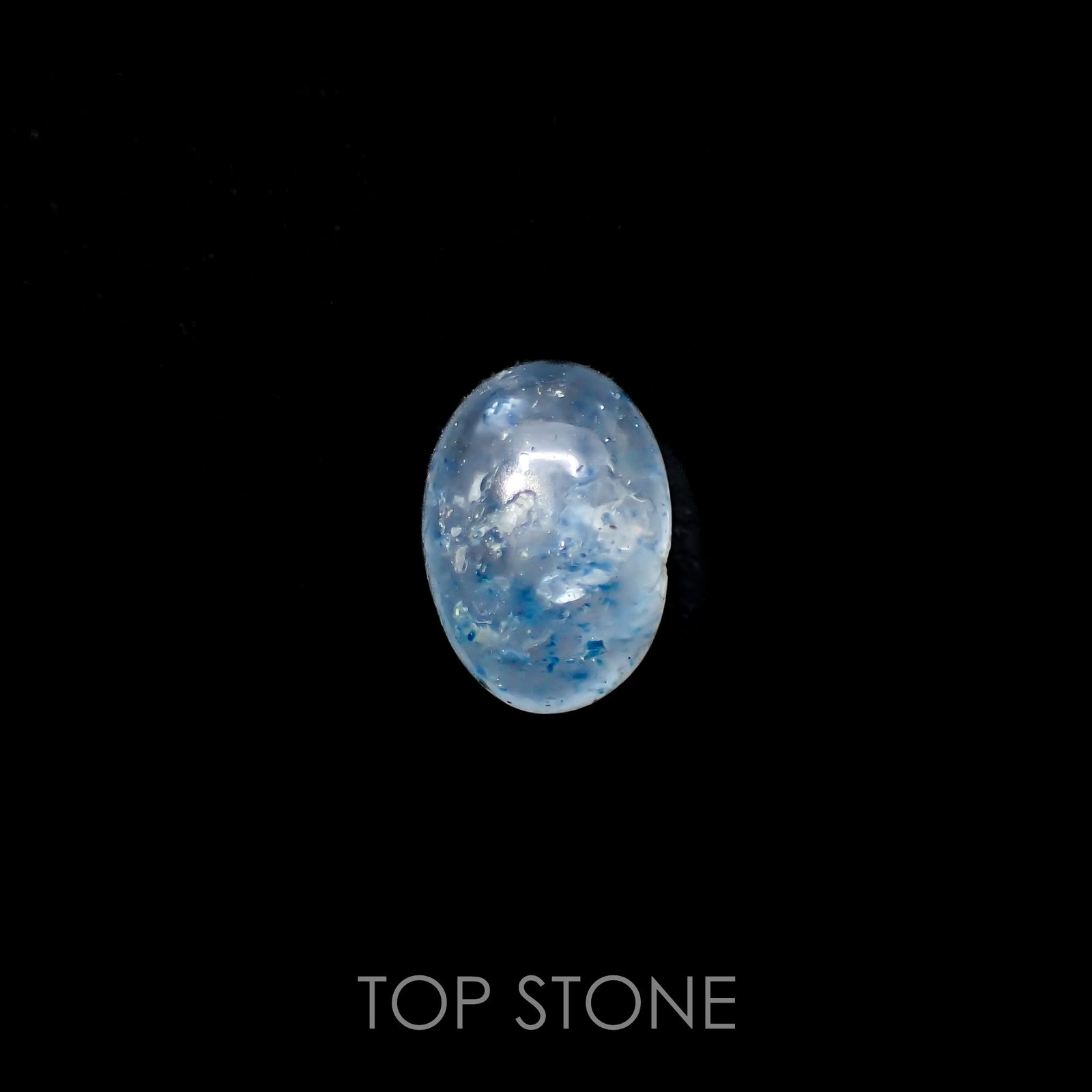 ラズライトインクォーツ(宝石名ラズライト イン クォーツ)アフガニスタン産 1.00ct 識別済[220918117]7.4x5.2mm前後