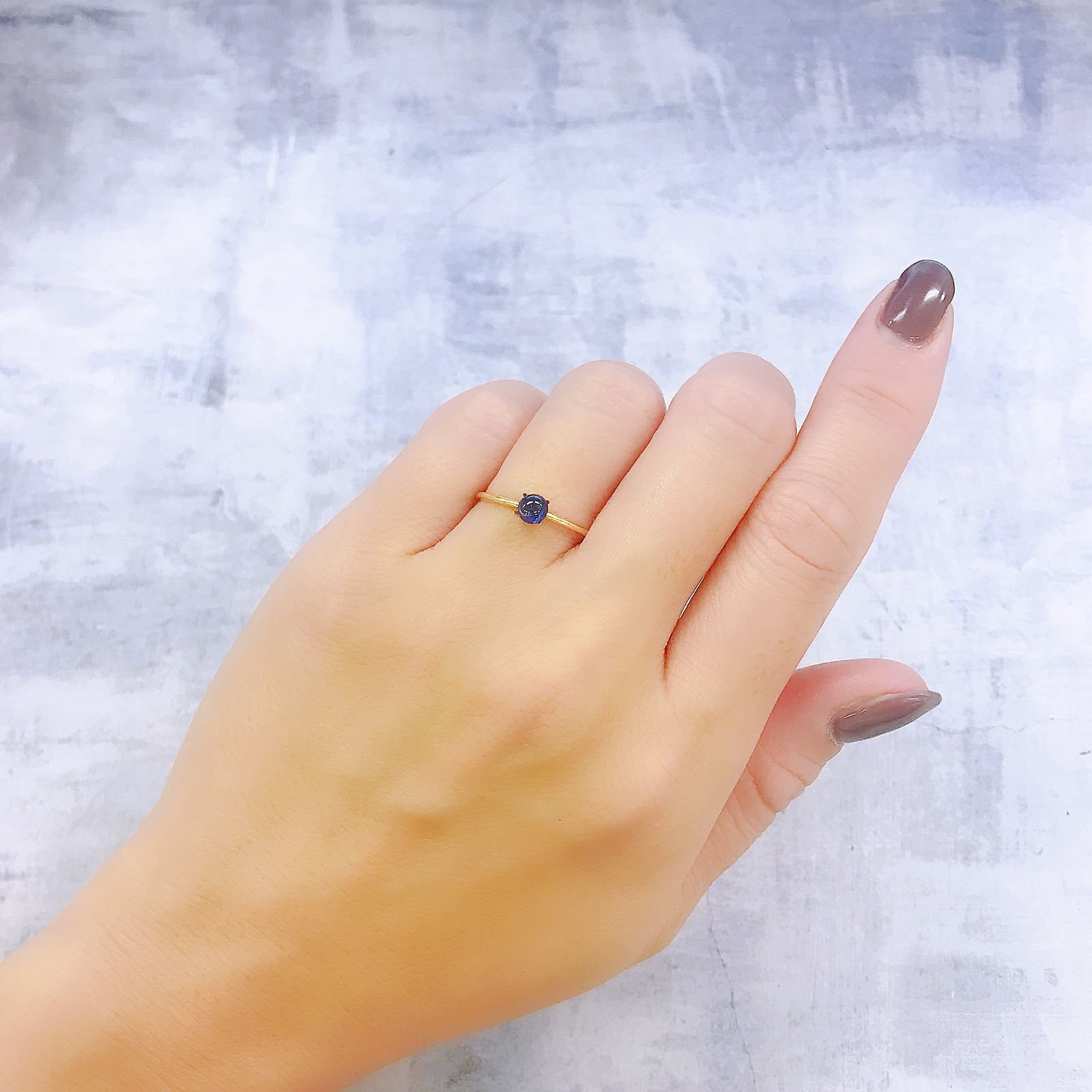サファイア(宝石名ブルー・サファイア)スリランカ/マダガスカル産 0.66ct 識別済[220918135]4.1x4.1mm前後