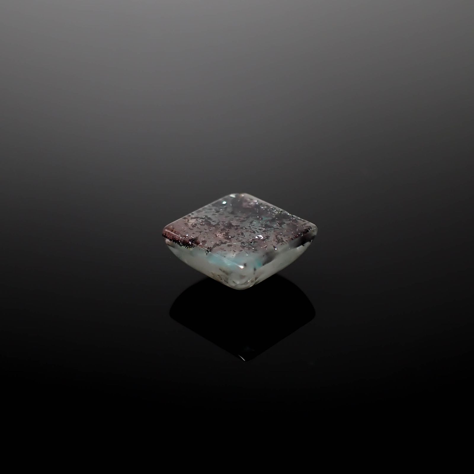 アホイトインクォーツ 南アフリカ・メッシーナ鉱山産 4.57ct [241029316]10x9.8mm前後