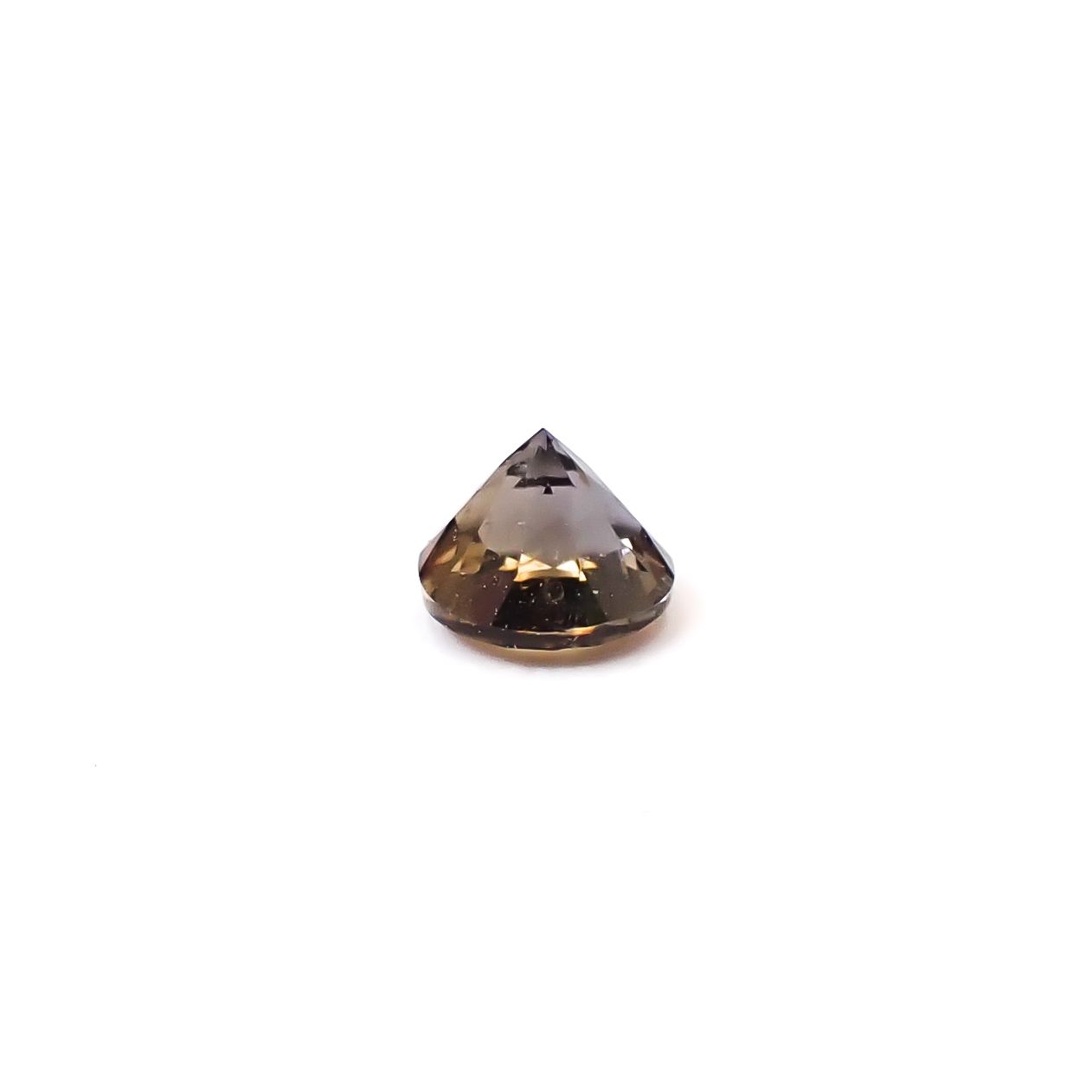 ゴールデンアイオライト(宝石名コーディエライト)マダガスカル産 識別済 0.15ct / 3.5x3.4mm前後 [260532193]