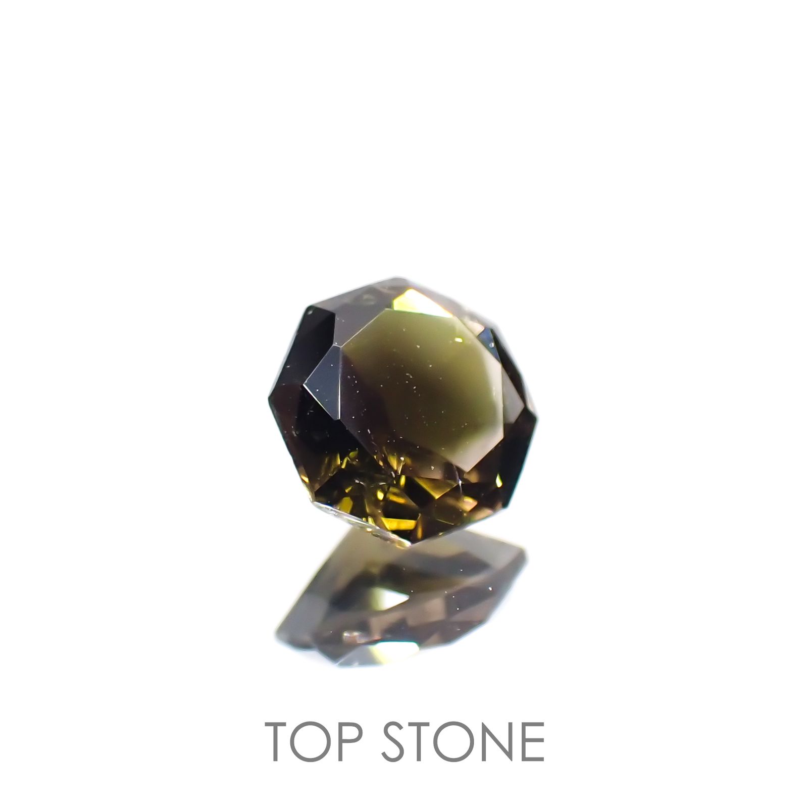 ◇オクタゴンカット◇バイカラートルマリンSA(宝石名トルマリン) ブラジル/アフリカ産 0.867ct ソ付(彩珠)[21049170]6.2×6.2mm前後