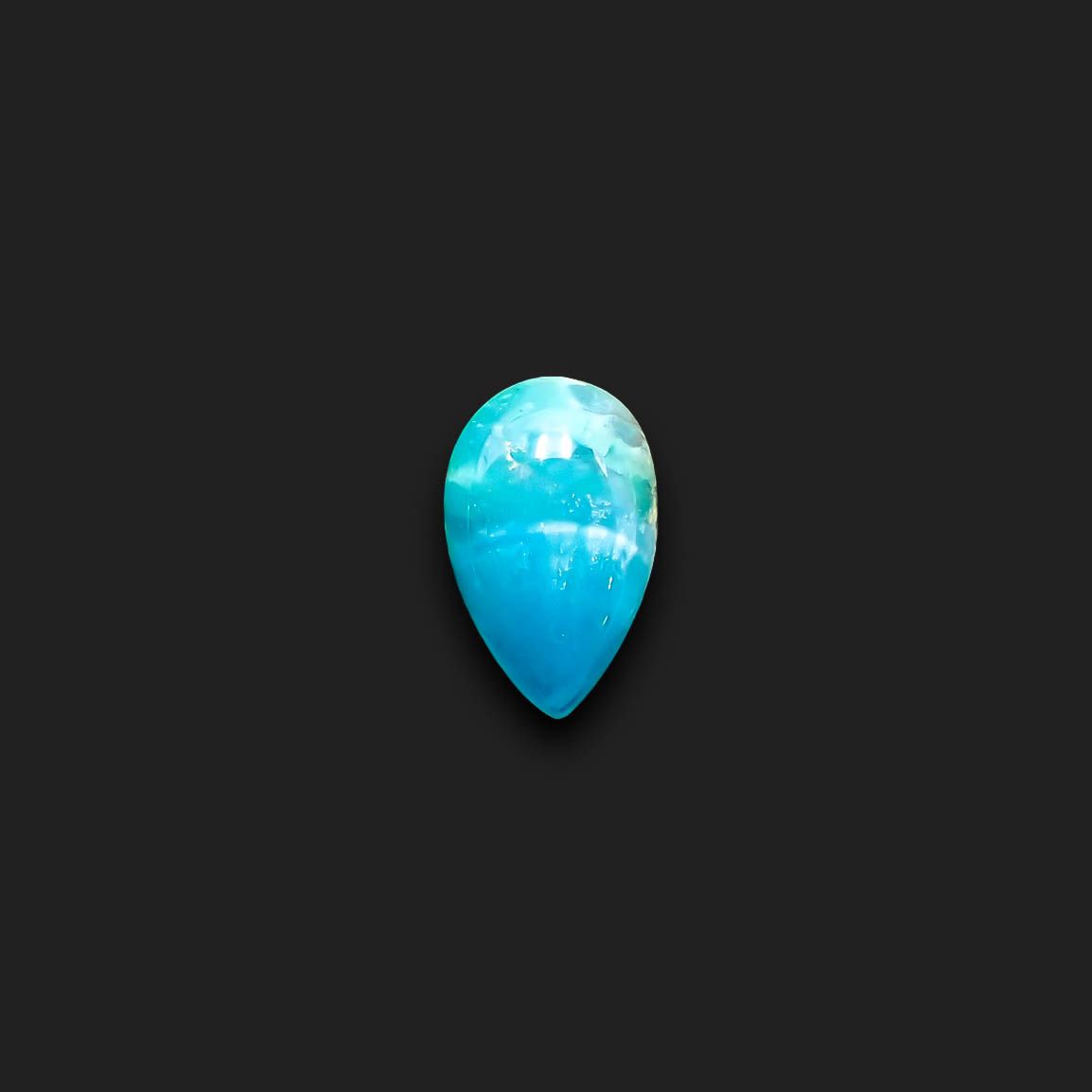 ヘミモルファイト(宝石名ヘミモルファイト)コンゴ民主共和国産 2.91ct 識別済[230521999]12x7.5mm前後