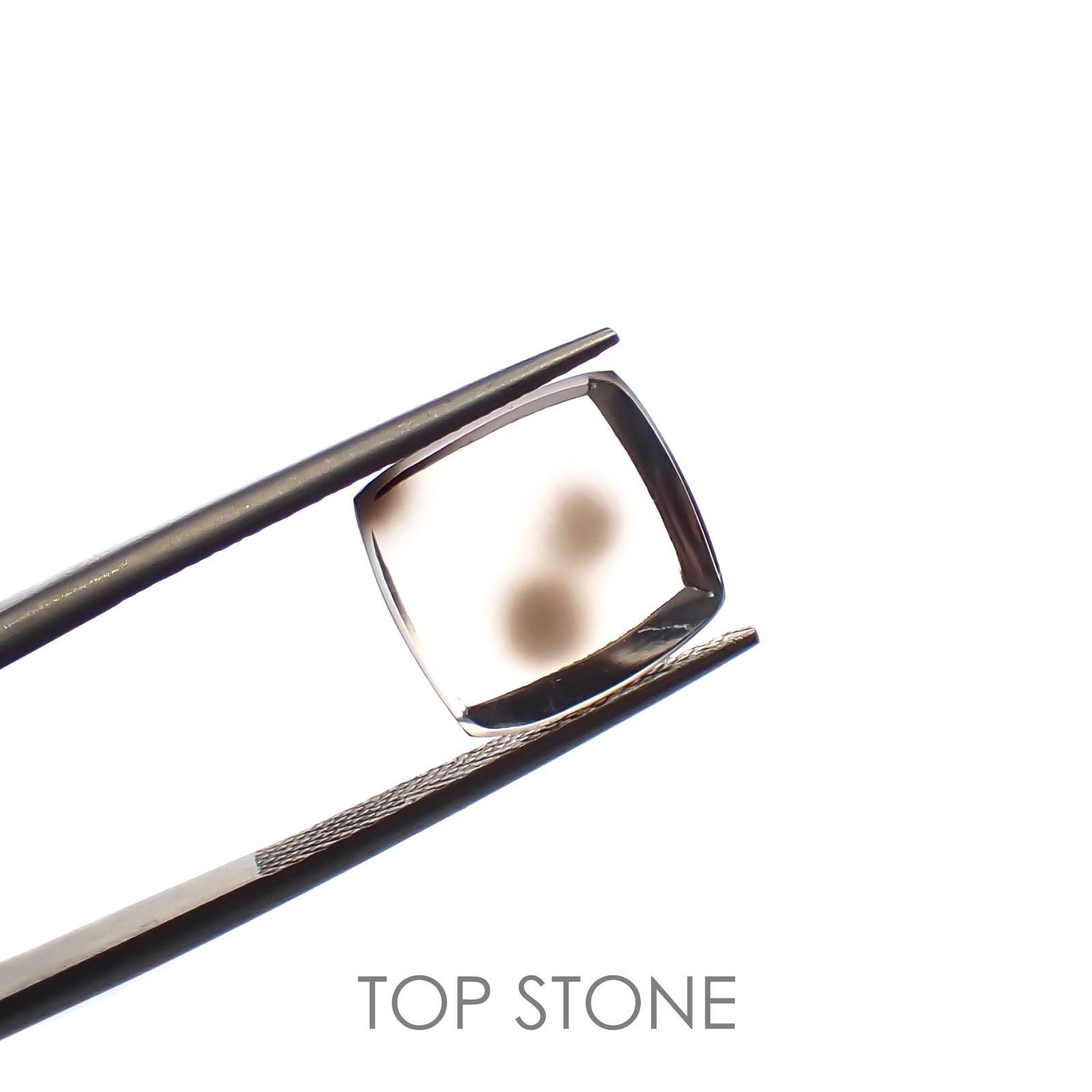 ダルメシアンクォーツ(宝石名ラジエーション・ダメージ・クォーツ) ブラジル産 5.19ct 識別済[210812883]11.3×10.8mm前後