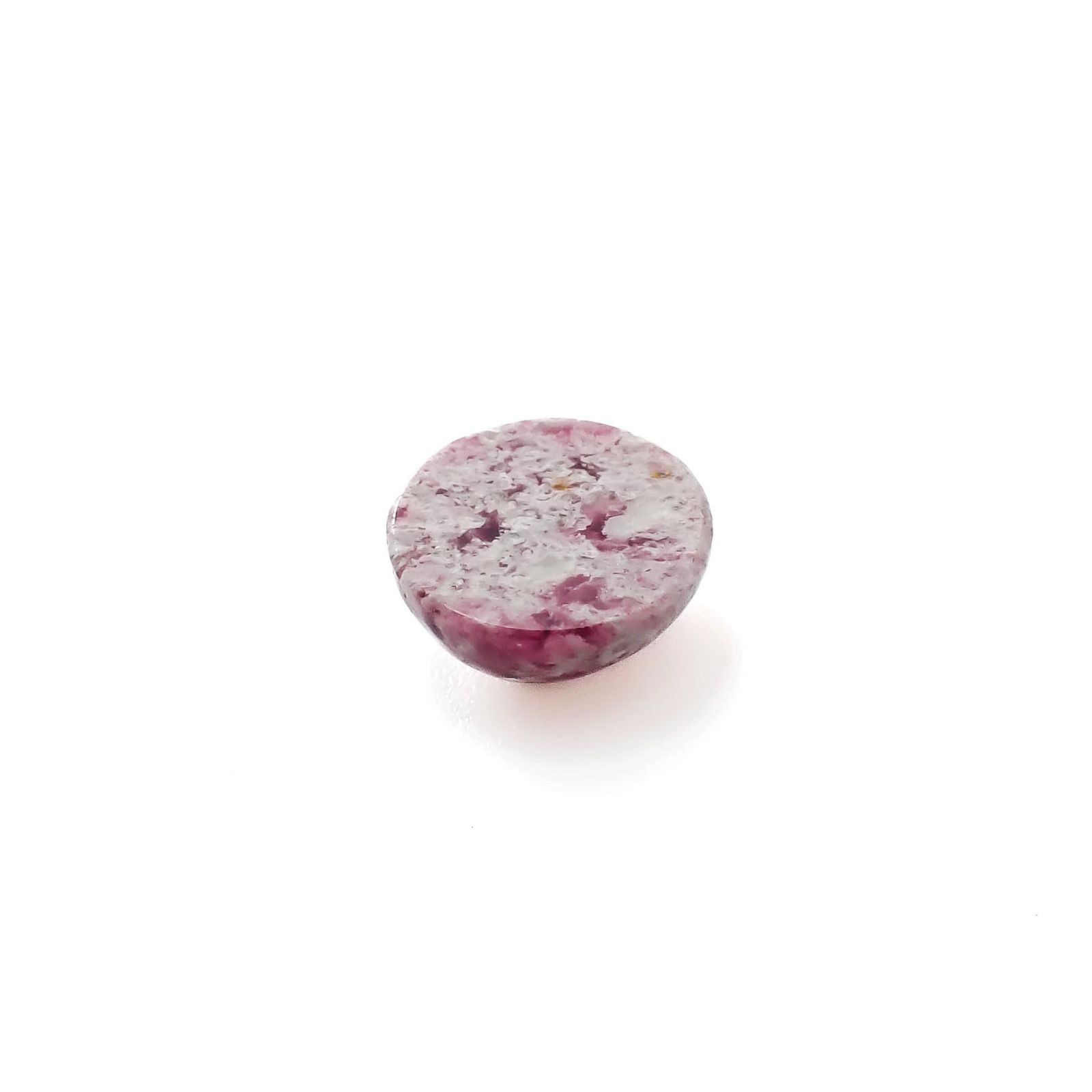 レッドベリル/ピンクベリル(母岩付き) アメリカ・ユタ州産 2.37ct [250730902]9.1x9.1mm前後