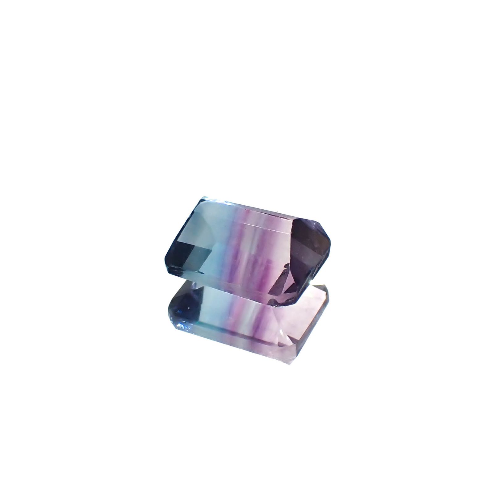 パーティカラーフローライト ブラジル産 2.94ct[230421755]8.8x6.9mm前後