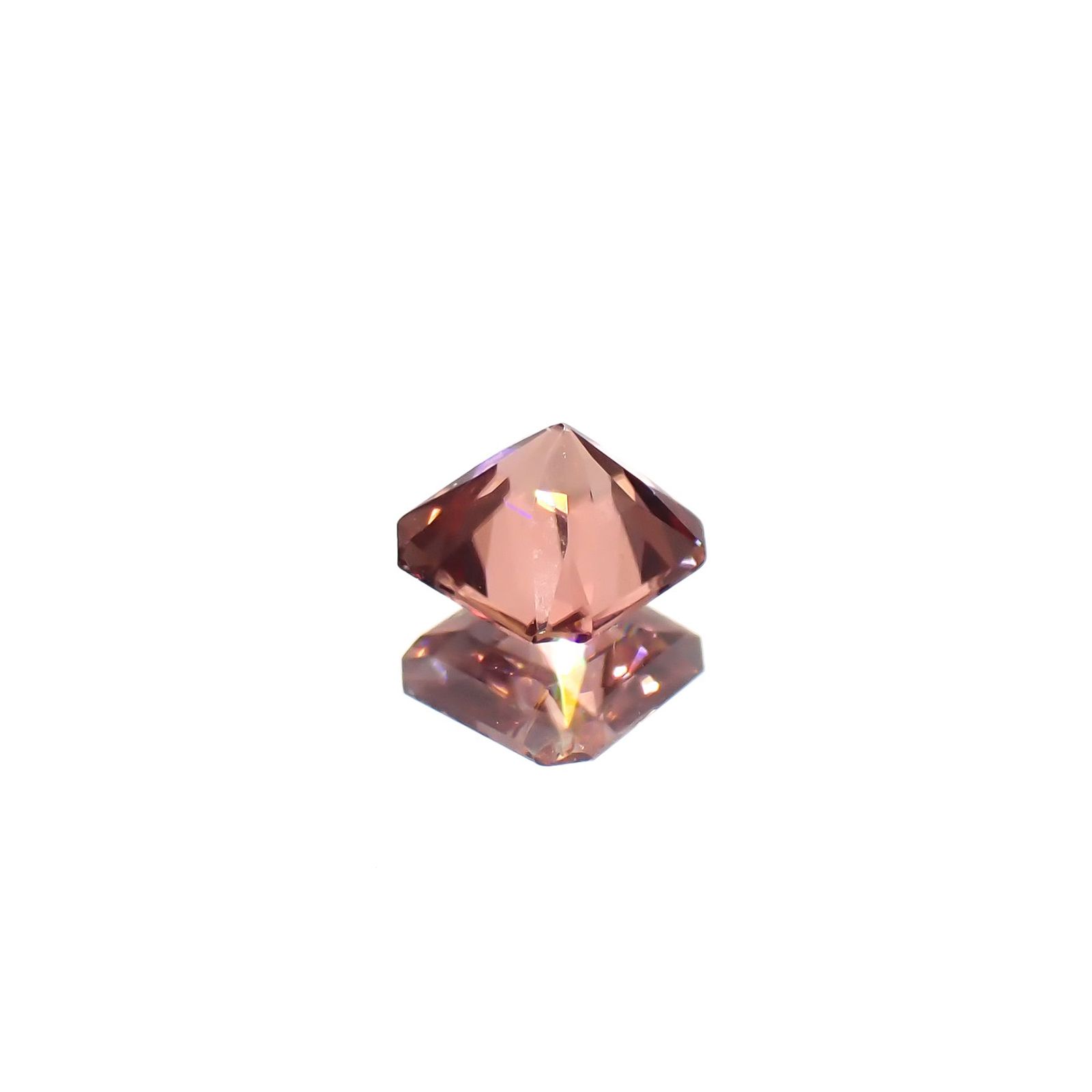 ピンクジルコン スリランカ/カンボジア産 0.44ct [240627919]3.8x3.8mm前後