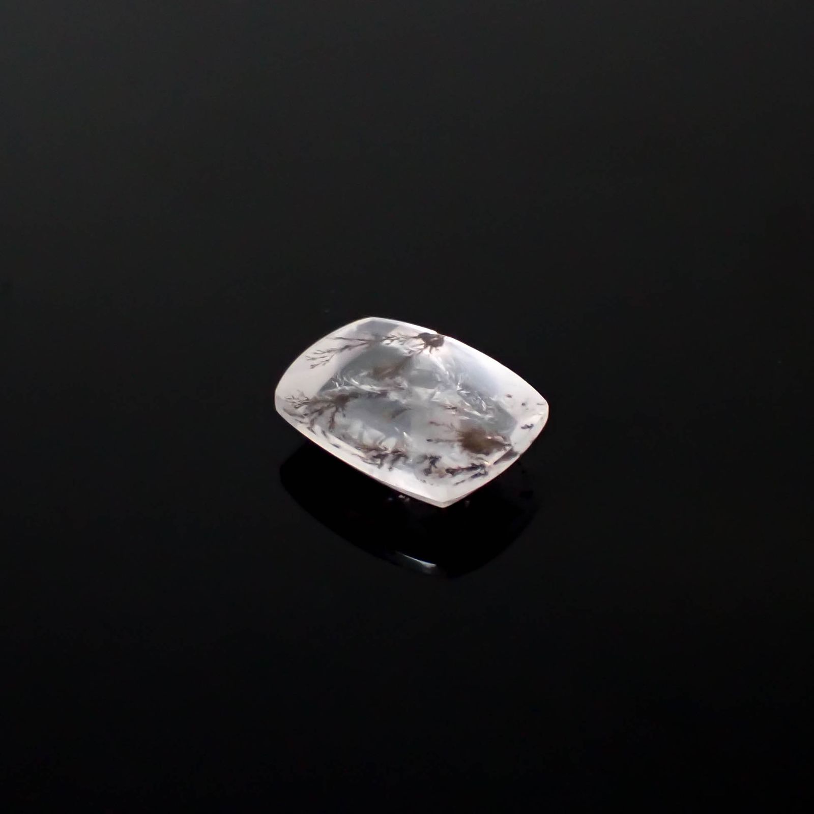 デンドリチッククォーツ ブラジル産 4.02ct [250330083]12.5x9.4mm前後