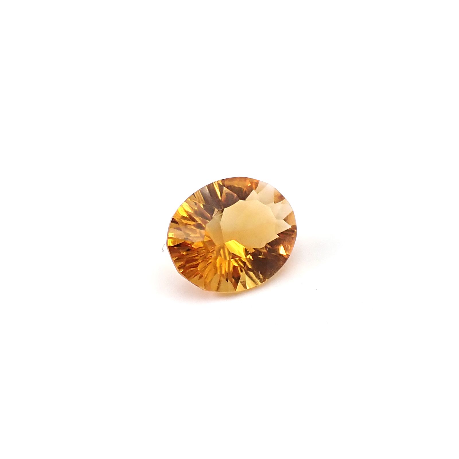◇コンケーブカット◇シトリン ブラジル産 2.03ct / 10.2x8mm前後 [251231392]