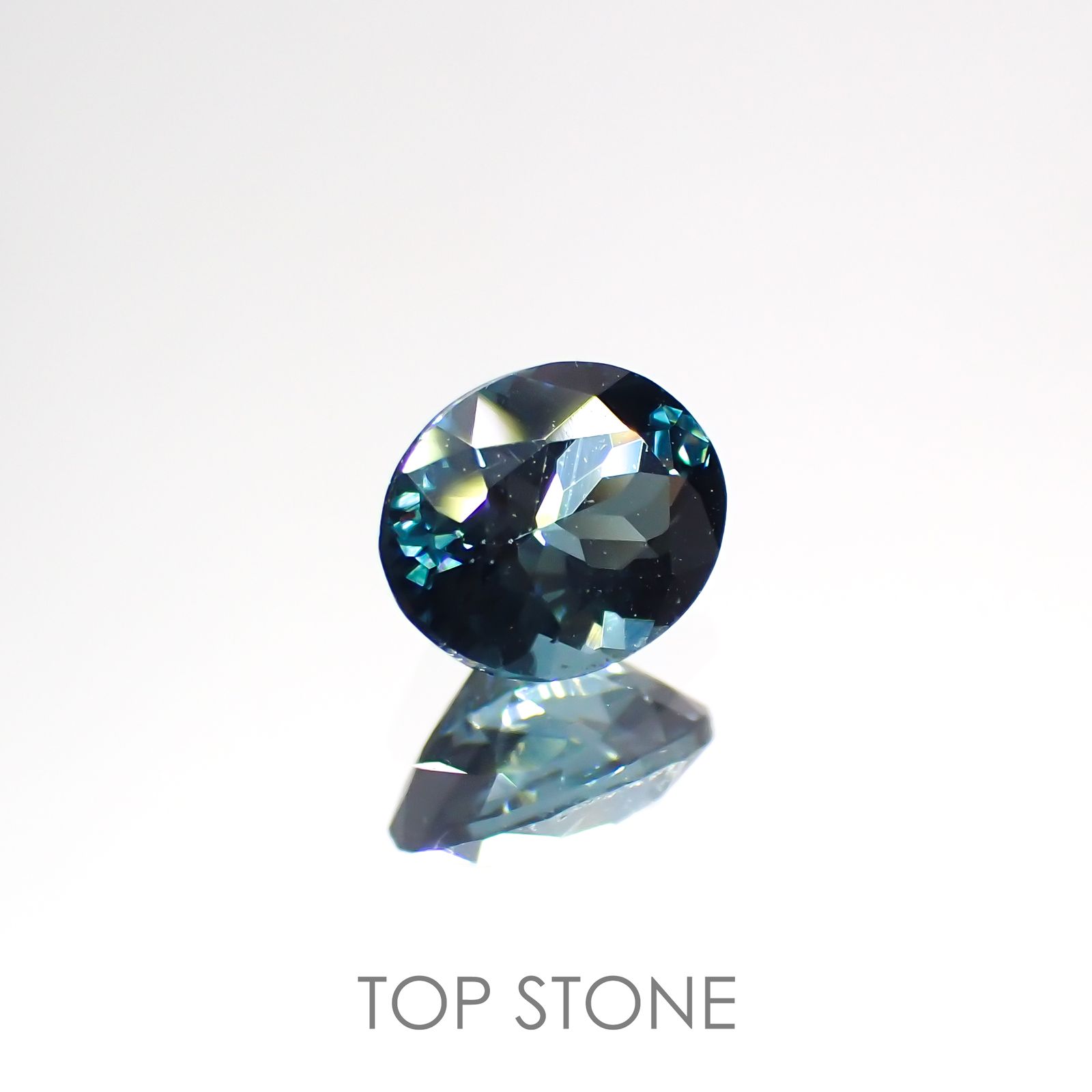 ラグーントルマリン アフガニスタン産 0.45ct [220114095]5.3x4.3mm前後