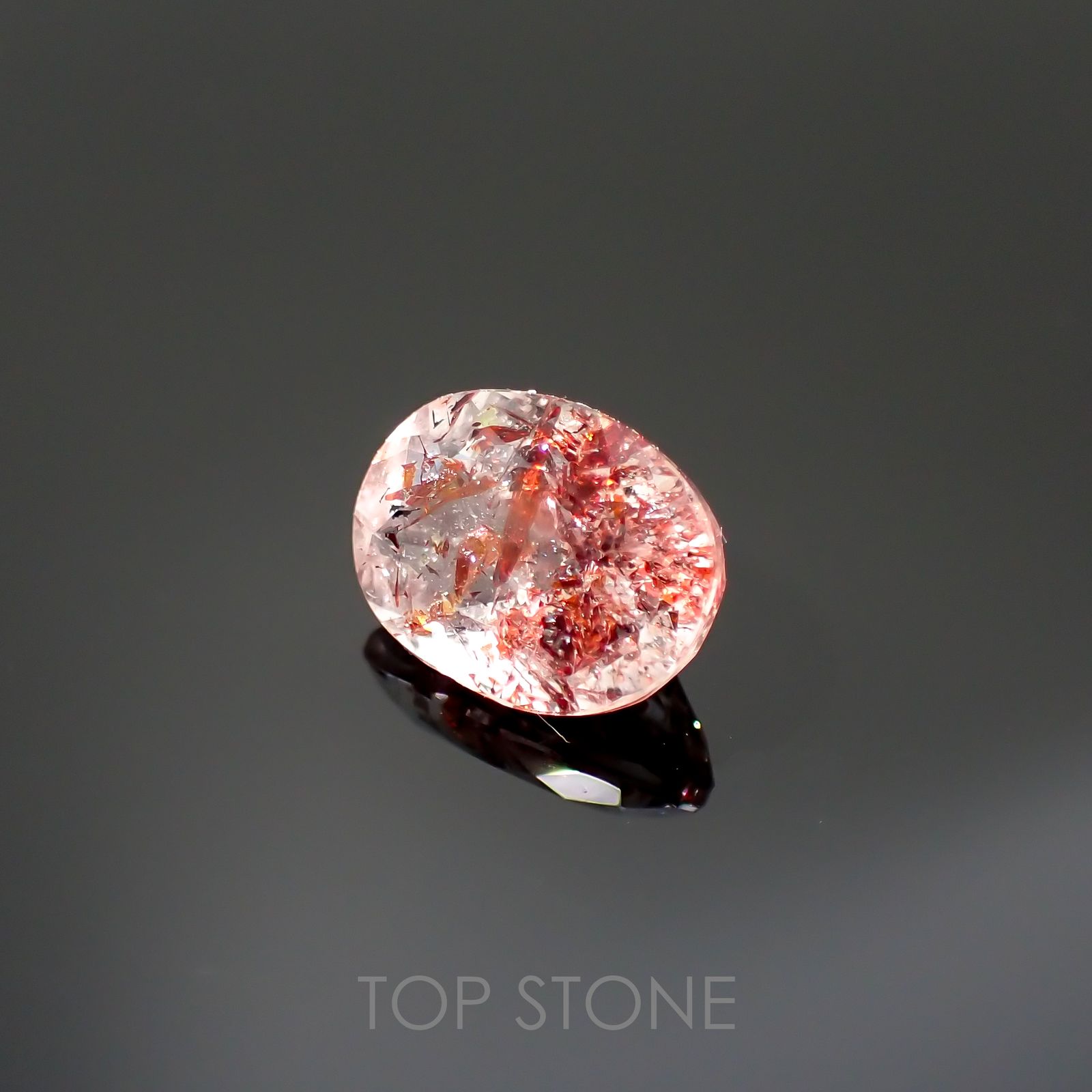 ファイヤークォーツ ナイジェリア産 1.54ct[220114742]8.7x6.5mm前後