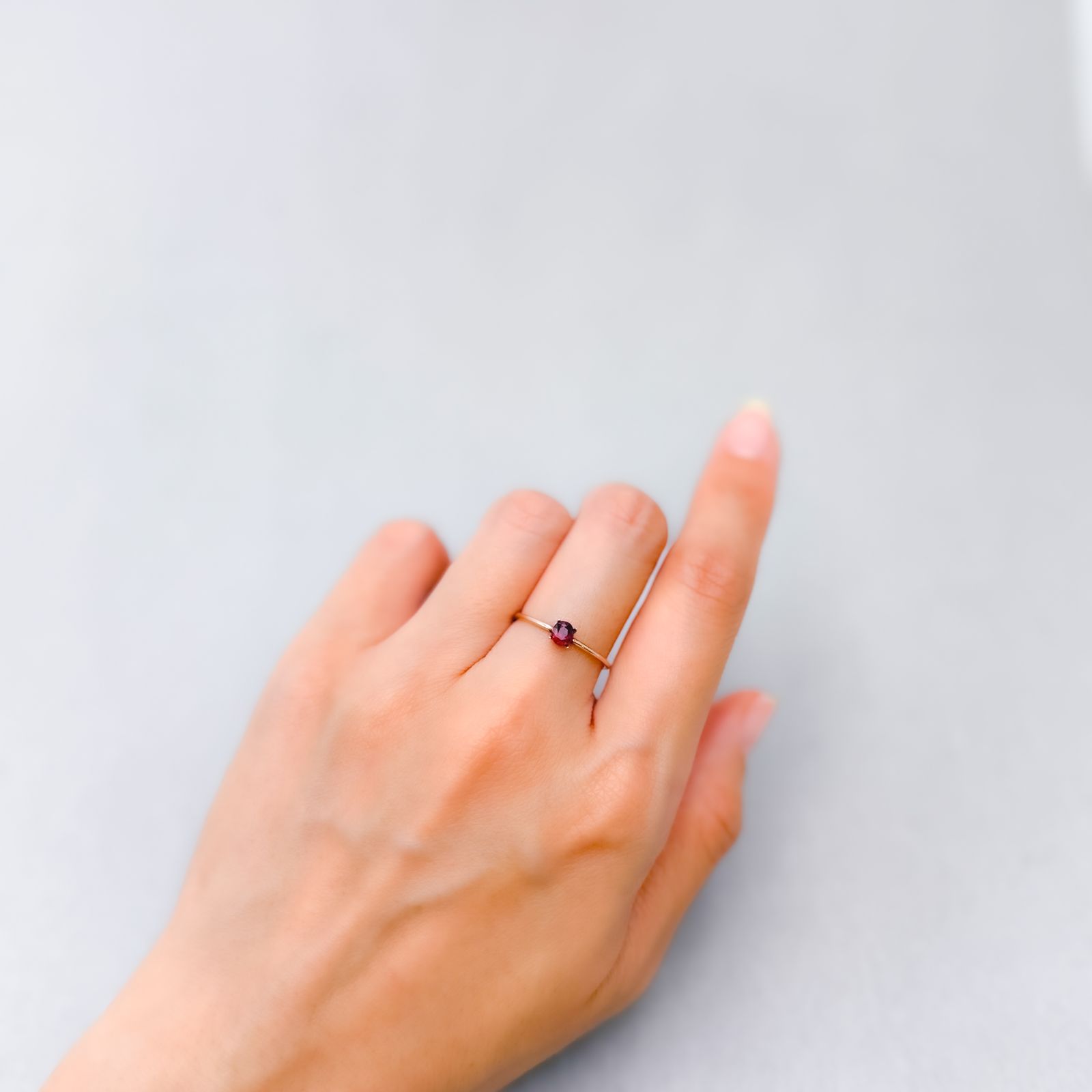 ルビー 非加熱 マダガスカル産 0.25ct [250630501]4x3.4mm前後