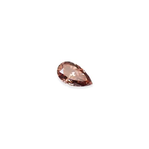 ピンクダイヤモンド(宝石名ダイアモンド SI-2/FANCY DEEP BROWNISH PINK) 0.058ct ソ付(AGT)[250129706]3.29x2.04mm前後