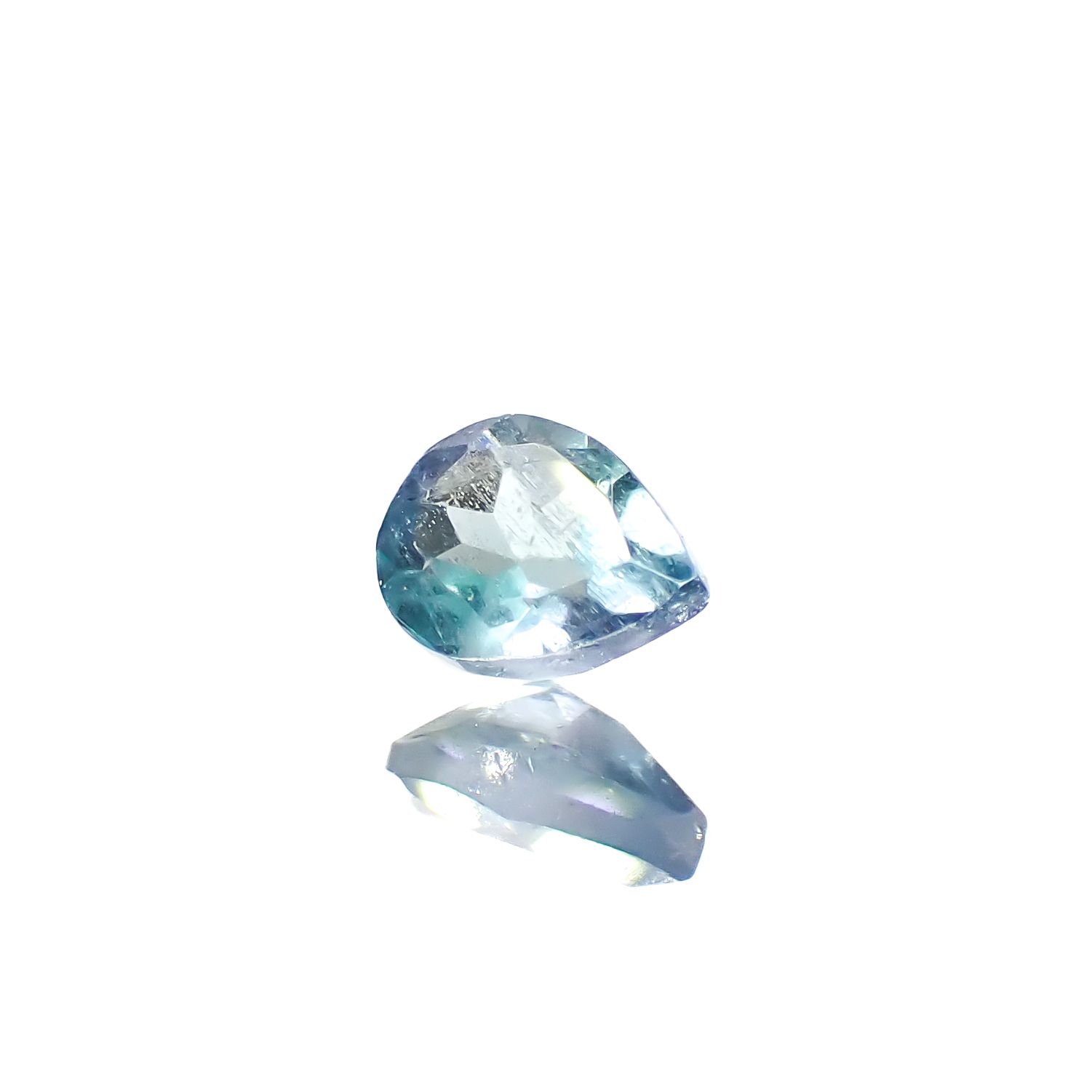 ブルーグリーンコーネルピン(宝石名ブルーグリーン・コーネルピン)タンザニア産 0.19ct 識別済[240527676]4x3mm前後