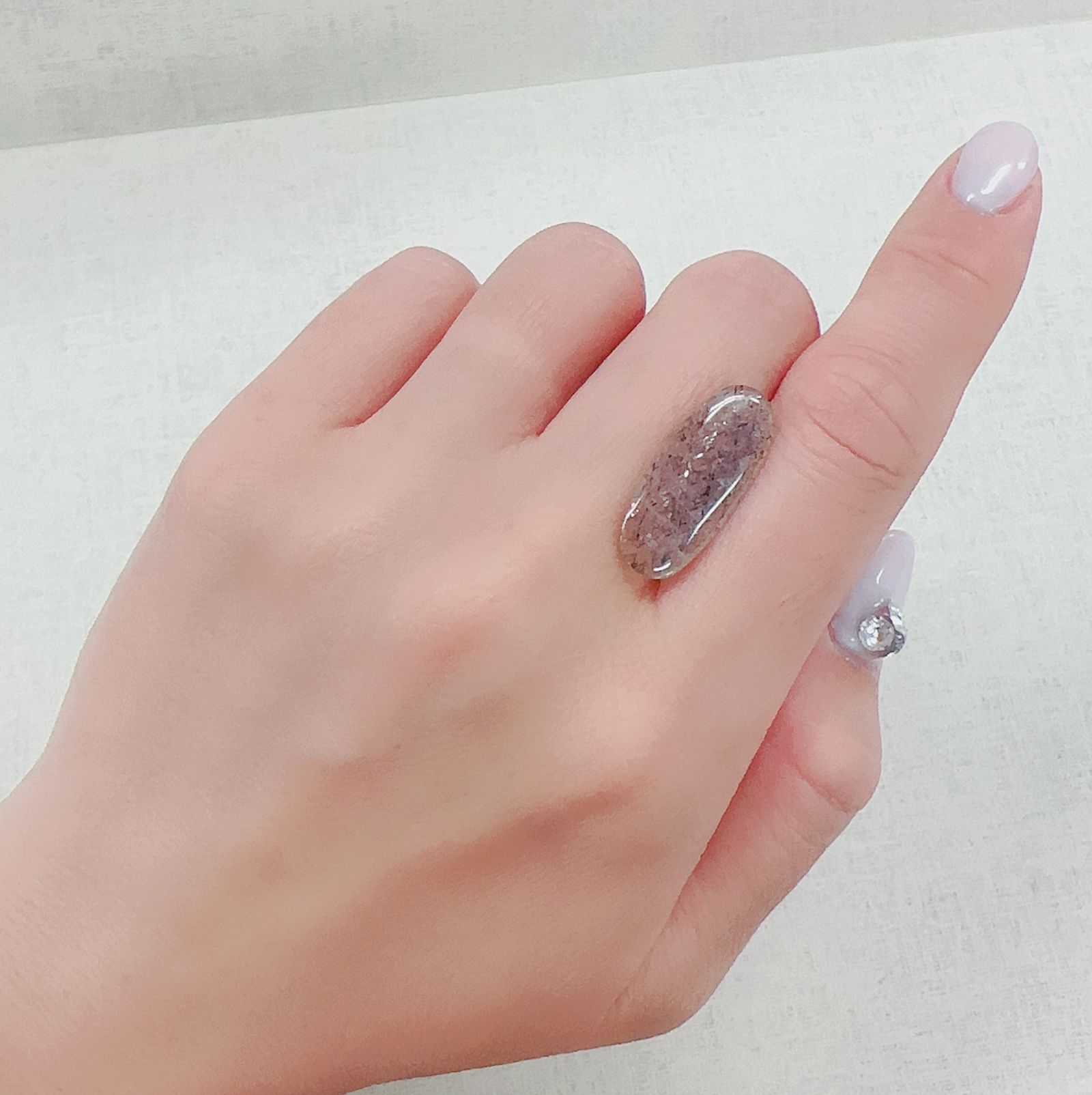 レインボーラティスサンストーン オーストラリア産 4.95ct[230421433]23.6x9.6mm前後