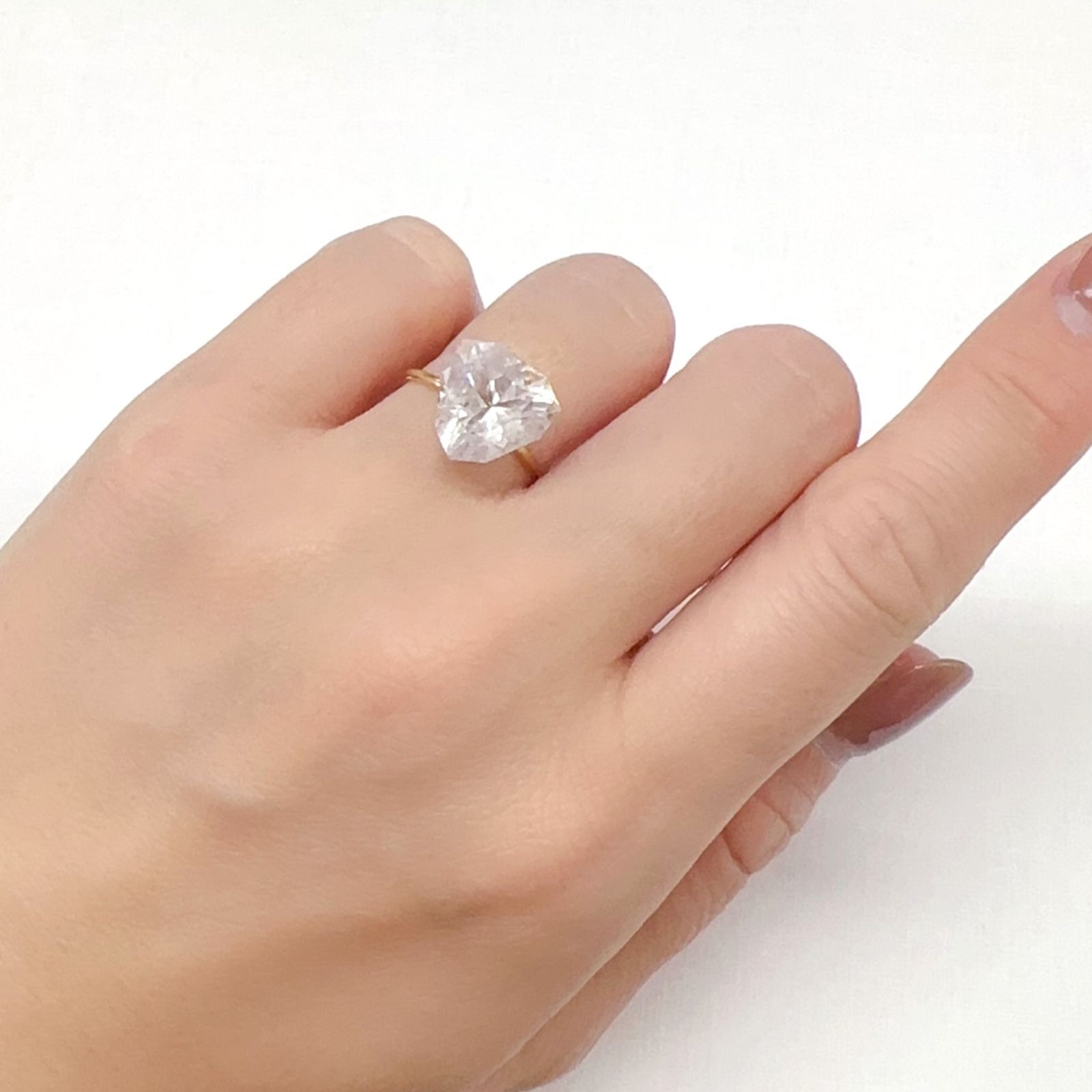 ◇カスタムカット◇ピンクエンジェルラダー マダガスカル産 4.71ct[240125431]11.2x11.1mm前後