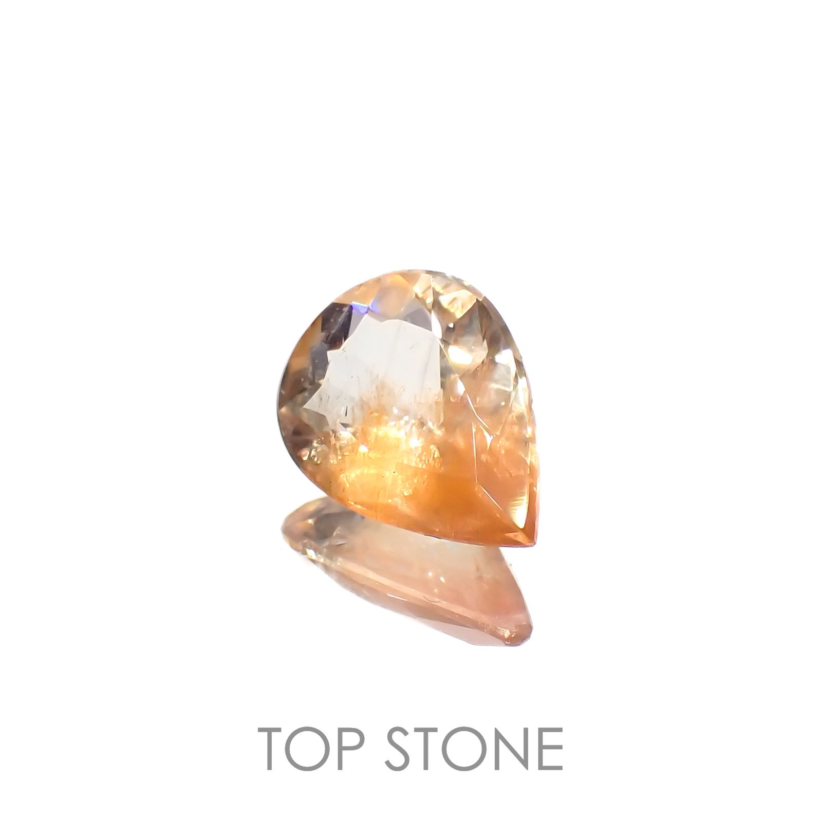 サンストーンスキャポライト(宝石名シーン・スキャポライト)タンザニア産 1.13ct 識別済[221219271]9.1x6.6mm前後
