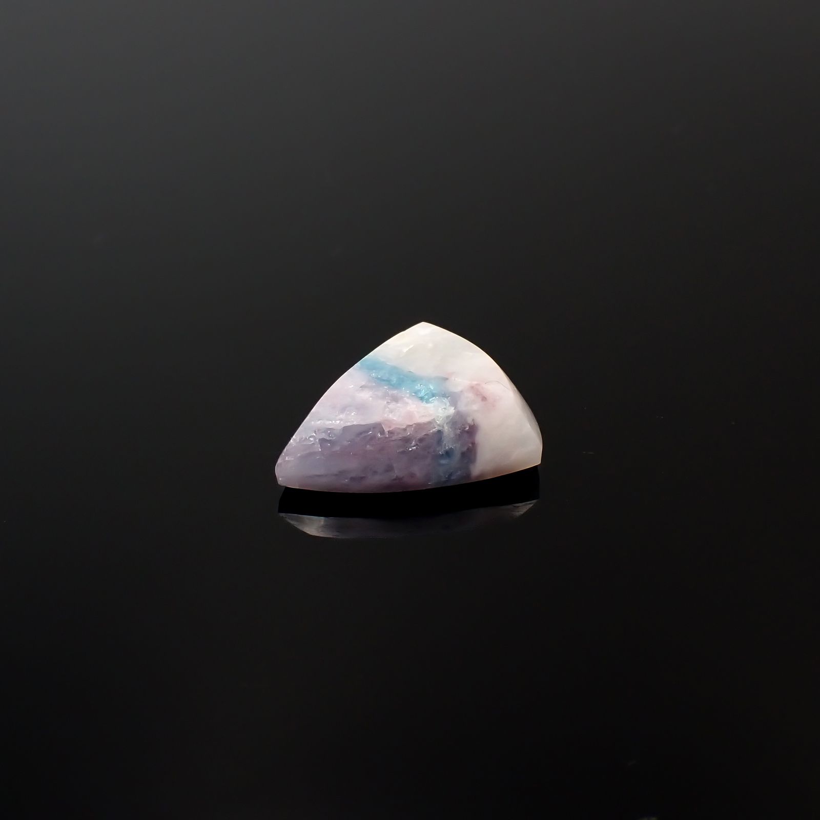 パライバトルマリンインクォーツ ブラジル産 9.56ct[240427092]17.6x14.8mm前後