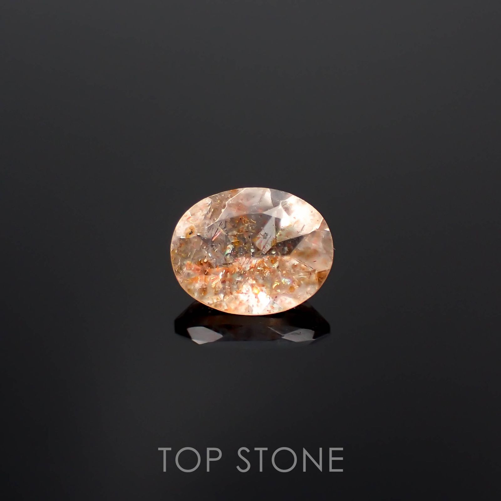 イリュージョンサンストーン タンザニア産 1.59ct[230120119]9x7.1mm前後