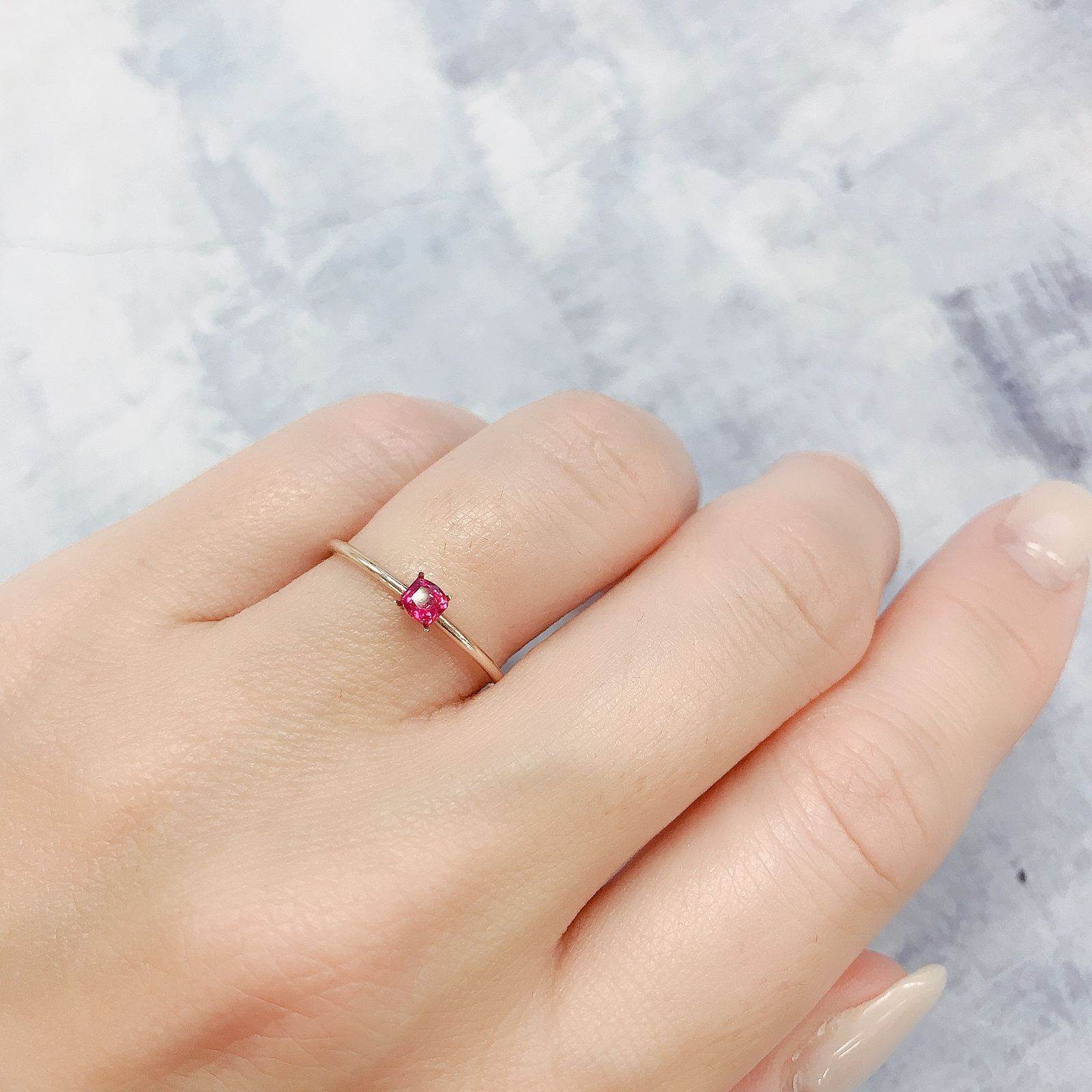 ルビー モザンビーク/ビルマ産 0.15ct[220616208]2.8x2.6mm前後