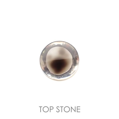 ダルメシアンクォーツ ブラジル産 6.45ct[220115101]13.5x13.5mm前後