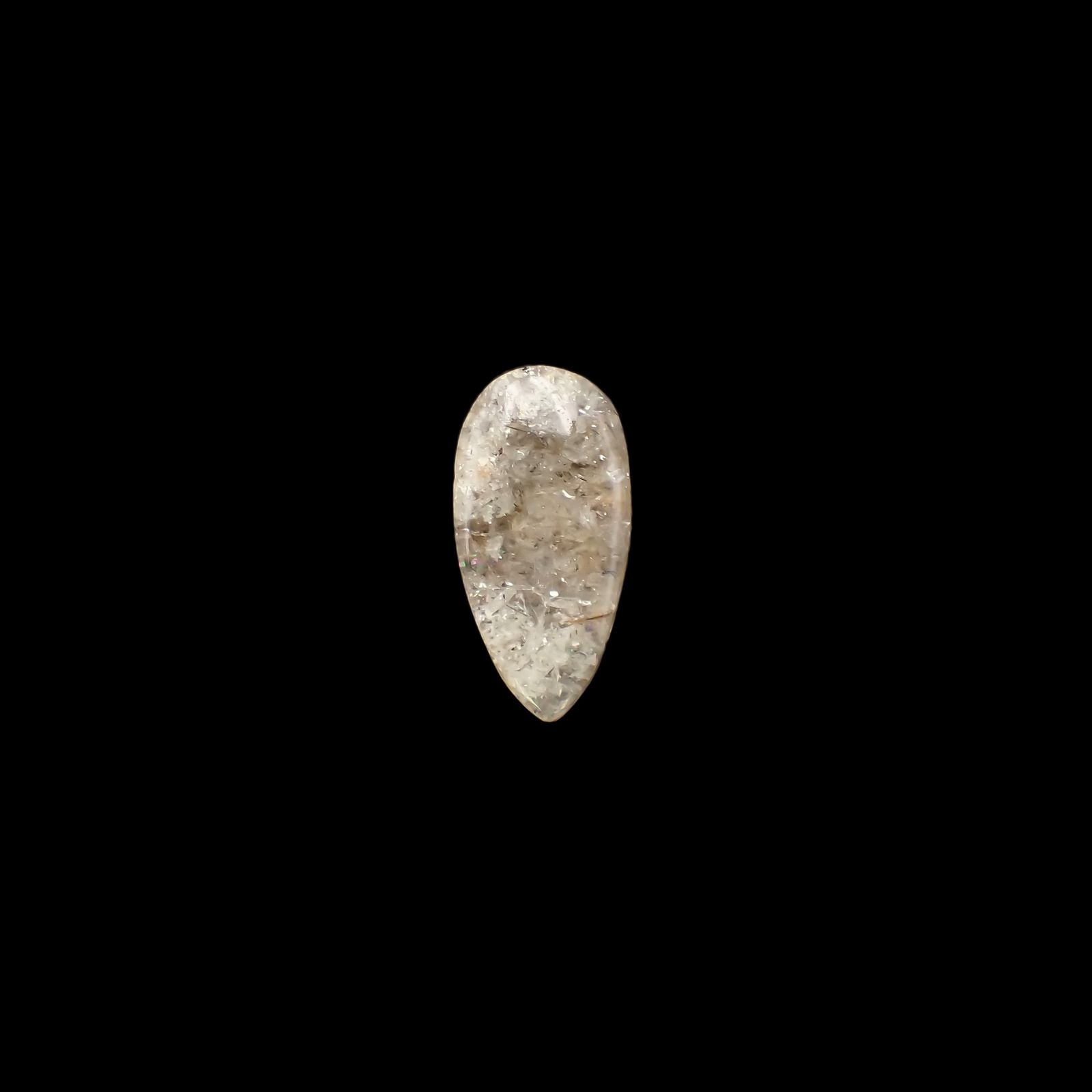 ホワイトガーデンクォーツ ブラジル産 24.97ct[230722652]30x15mm前後