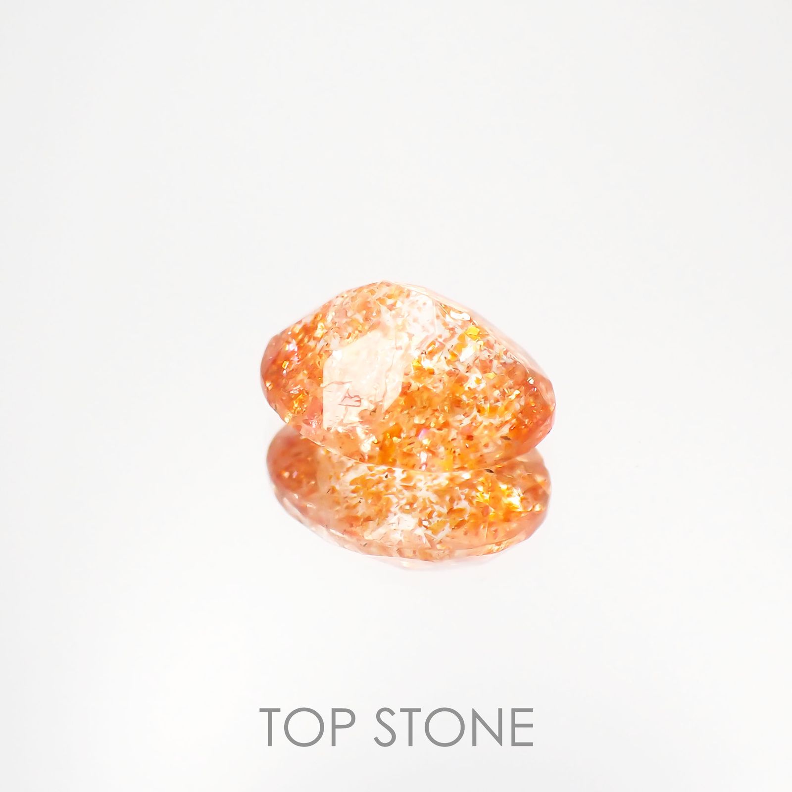 イリュージョンサンストーン インド産 2.15ct[221219256]9.9x8mm前後