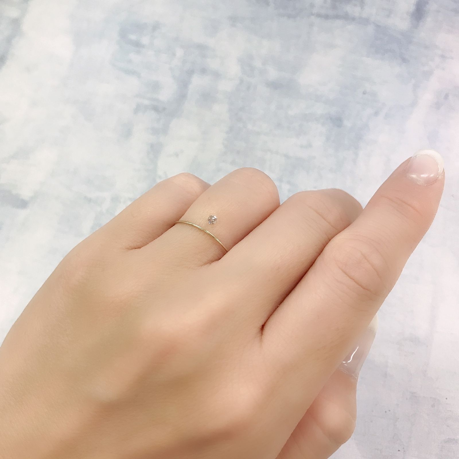 ピンクダイヤモンド (宝石名ダイアモンド)SI-2 / FANCY ORANGY PINK 0.053ct ソ付(CGL)[220716969]2.35x2.38mm前後