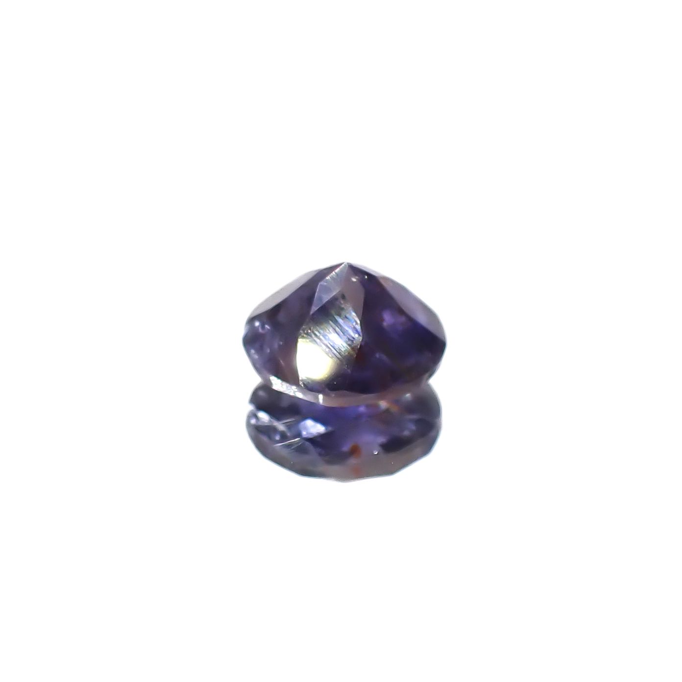ブラッドショットアイオライト インド産 1.30ct [241129463]7.6x7.3mm前後