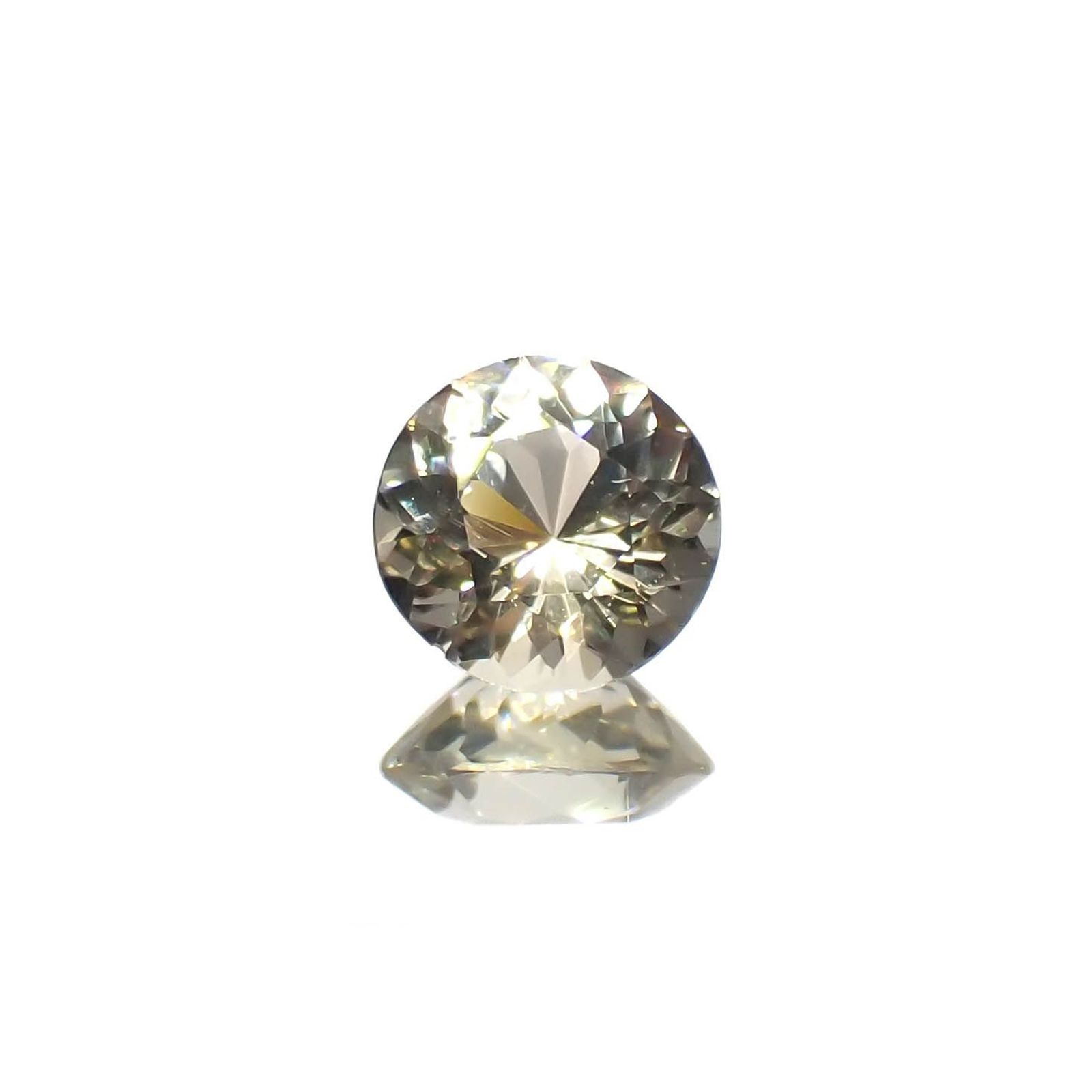 イエロースキャポライト(宝石名イエロー・スキャポライト)タンザニア産 識別済 0.43ct / 5x5mm前後 [221219401]