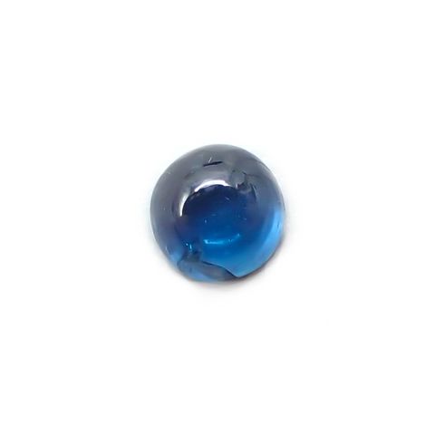ガーナイト(宝石名含コバルト・ガーナイト)ナイジェリア産 0.32ct 識別済[231224411]3.6x3.5mm前後