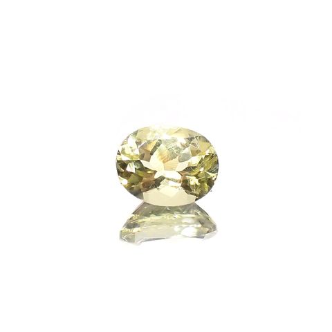 イエローダンビュライト タンザニア産 0.58ct[240125462]6x4.8mm前後