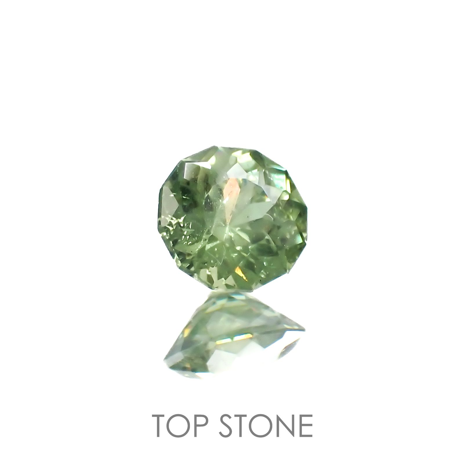 ◇カスタムカット◇デマントイドガーネット ナミビア産 0.58ct[220917670]5.1x5mm前後