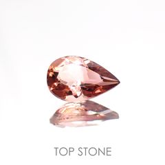 バイカラートルマリン(宝石名バイカラー・トルマリン) コンゴ民主共和国産 1.12ct 識別済[211013605]8.9×5.9mm前後