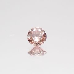 ピンクダイヤモンド SI-2 / FANCY LIGHT BROWN PINK ソーティング付 ルース 0.069ct[210611081]2.5×2.6mm前後